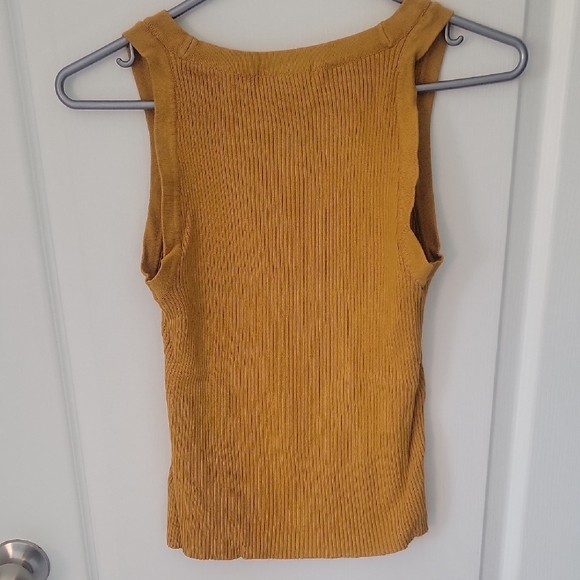 H&M Mustard Ribbed Tank Top - Picture 3 of 3